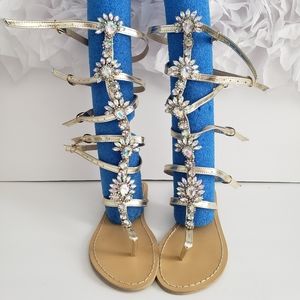 NWOT 🔮 Bling Rhinetone Sandals 👡